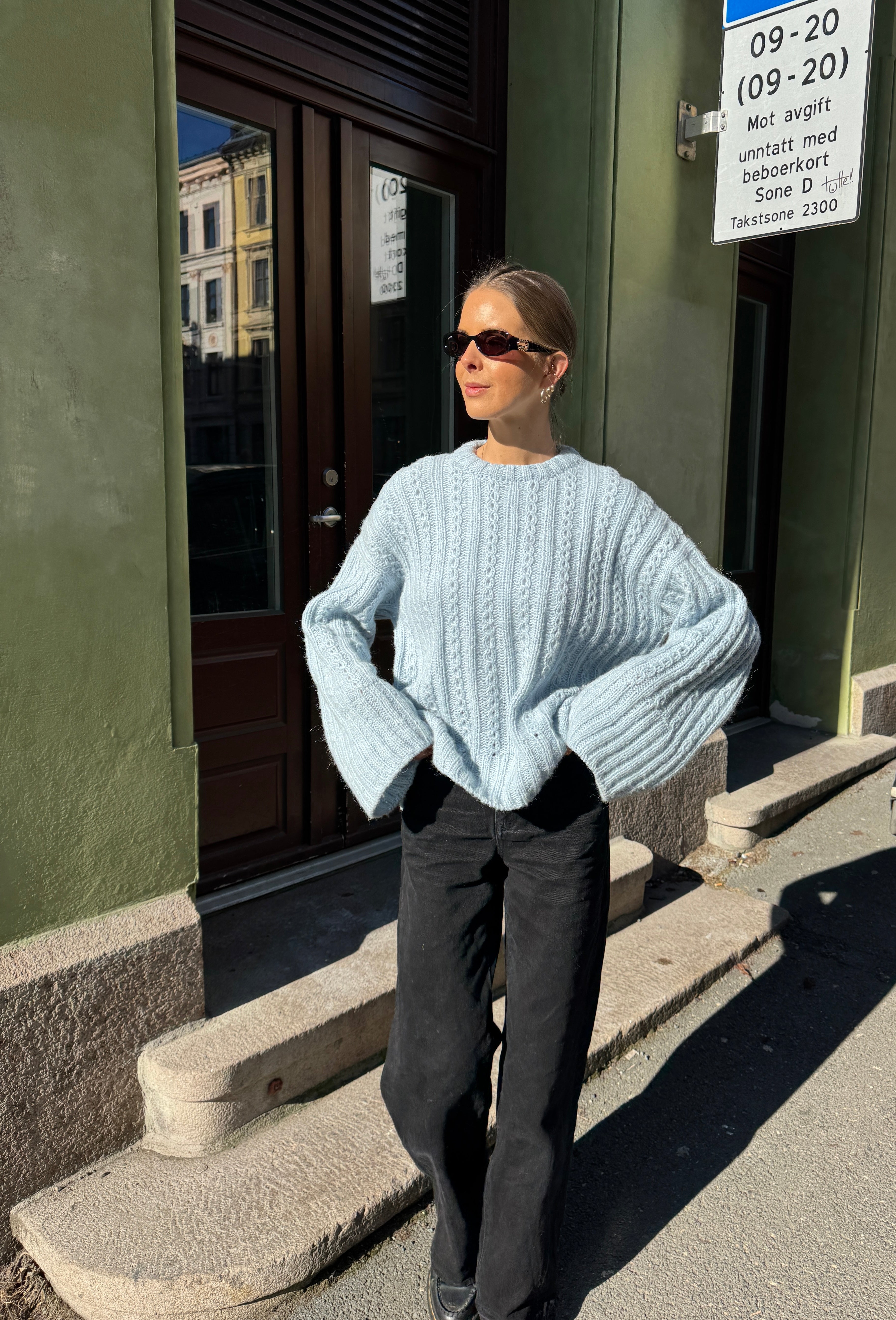 美品◇ENFOLD Knit Jumper ニットブルゾン　ネイビー38 Thelma Sweater – Ingrid Dyb